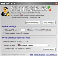 Скриншот Hide My IP 5.2.0.13420