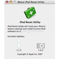 Скриншот iPod shuffle Reset Utility 1.0.1.65
