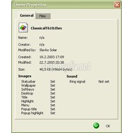 Скриншот Theme Creator Pro for Sony Ericsson 3.1.260
