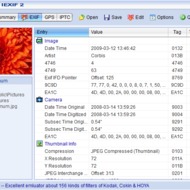 Скриншот Opanda IExif 2.3