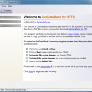 Скриншот GetDataBack for NTFS 4.25