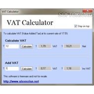 Скриншот VATCalculator 1.0