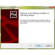 Скриншот Windows Installer SDK 4.5